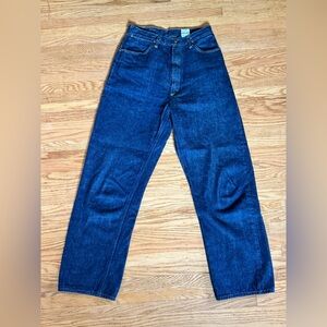 Orslow womens selvedge Dark Blue Denim Jeans